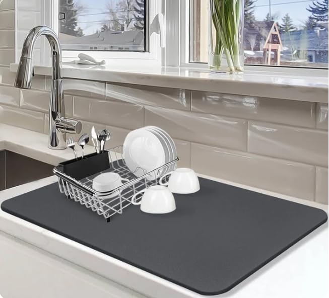 Quick-Dry Water Absorbent Dish Drying Mat for Kitchen | 🔥BUY 1 & GET 1 FREE🔥